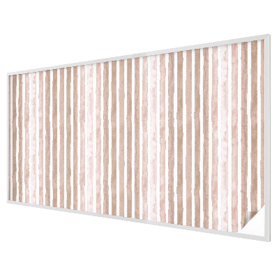 Samolepiaca fólia na sklo vitrážová Hnedé pásy