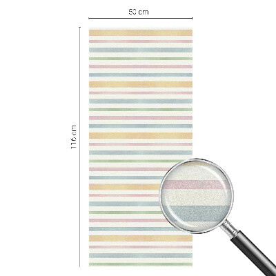 Fólia na sklo na ochranu súkromia Pastelové pruhy