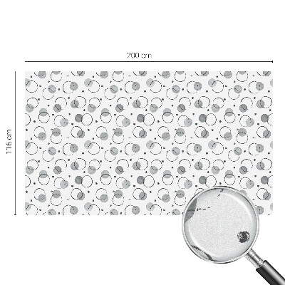 Matná fólia na okno vitráž Sivé kolesá