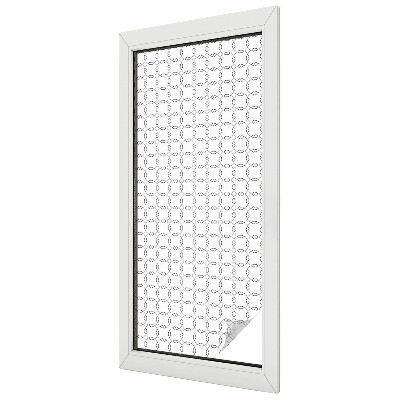 Ochranná fólia na sklo vitráž Geometrické čiary