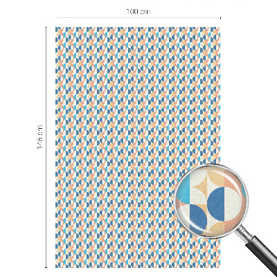 Nepriehľadná fólia na okno Geometrická symetria