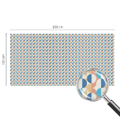 Nepriehľadná fólia na okno Geometrická symetria