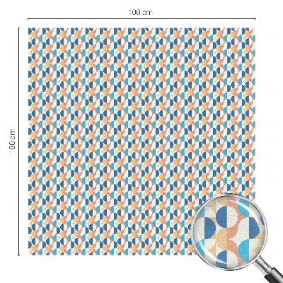Nepriehľadná fólia na okno Geometrická symetria