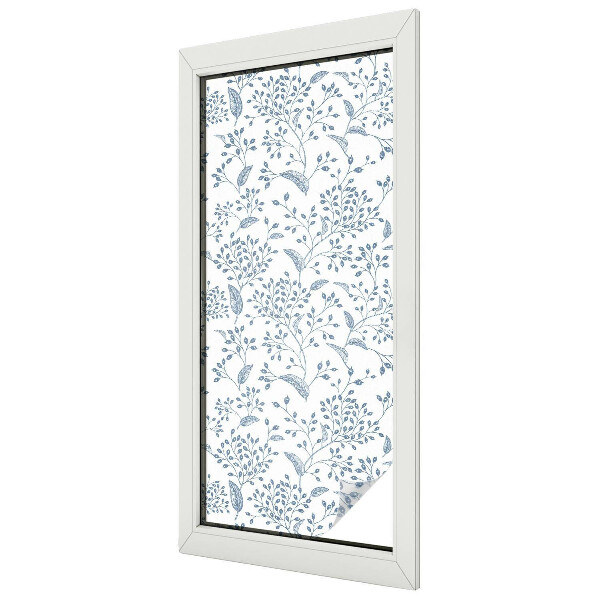 Ochranná fólia na sklo vitráž Rastlinný motív