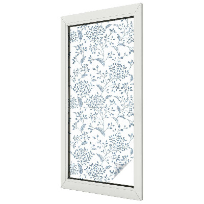 Ochranná fólia na sklo vitráž Rastlinný motív