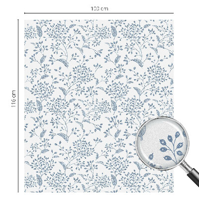 Ochranná fólia na sklo vitráž Rastlinný motív