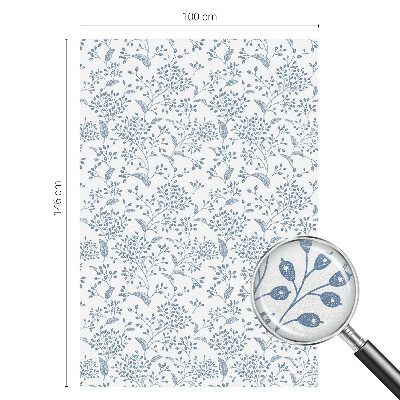 Ochranná fólia na sklo vitráž Rastlinný motív