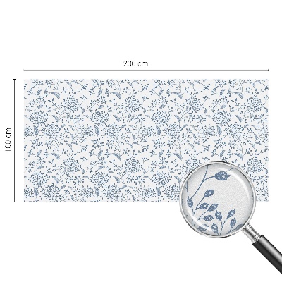 Ochranná fólia na sklo vitráž Rastlinný motív