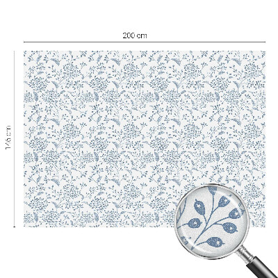 Ochranná fólia na sklo vitráž Rastlinný motív