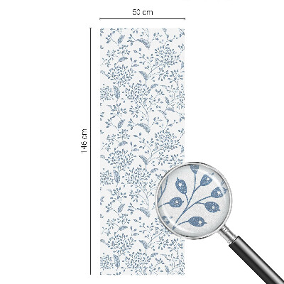 Ochranná fólia na sklo vitráž Rastlinný motív