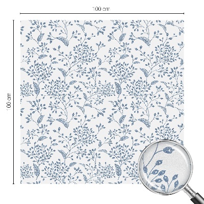 Ochranná fólia na sklo vitráž Rastlinný motív