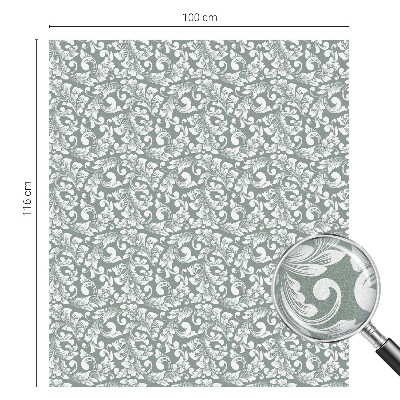 Nepriehľadná fólia na okno Listová elegancia