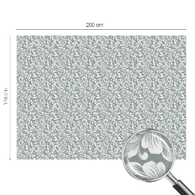 Nepriehľadná fólia na okno Listová elegancia