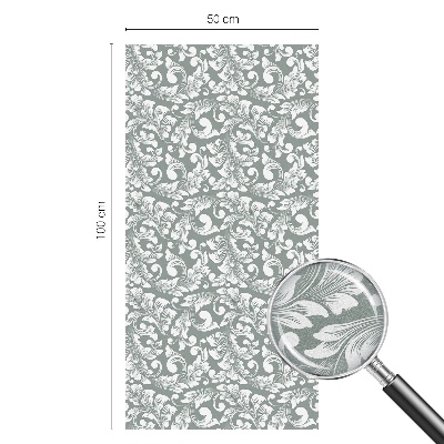 Nepriehľadná fólia na okno Listová elegancia