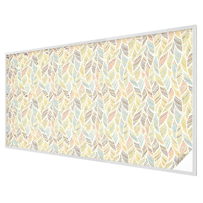 Matná fólia na okno vitráž Dúhové perie