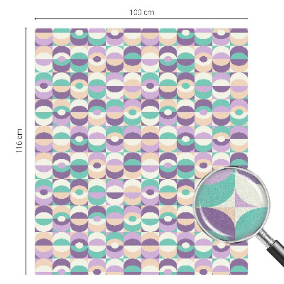 Fólia na sklo na ochranu súkromia Farebné vzory