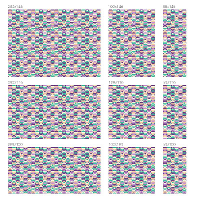 Fólia na sklo na ochranu súkromia Farebné vzory