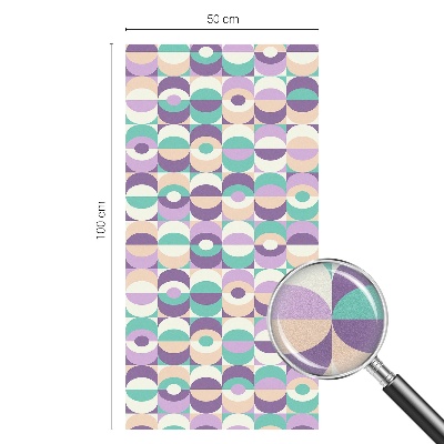 Fólia na sklo na ochranu súkromia Farebné vzory