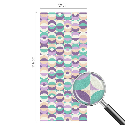 Fólia na sklo na ochranu súkromia Farebné vzory