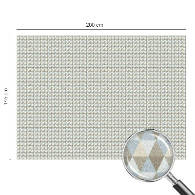 Nepriehľadná fólia na okno Geometrické trojuholníky