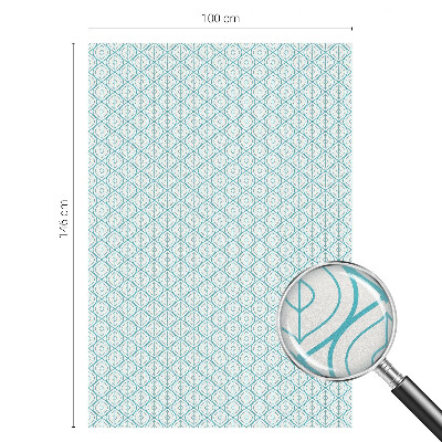 Ochranná fólia na sklo vitráž Oválna symetria