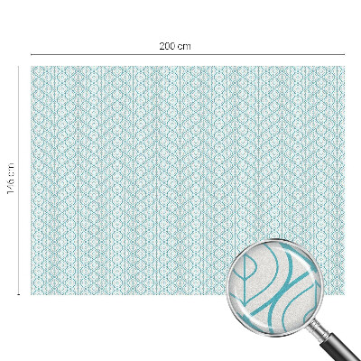 Ochranná fólia na sklo vitráž Oválna symetria