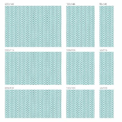 Ochranná fólia na sklo vitráž Oválna symetria