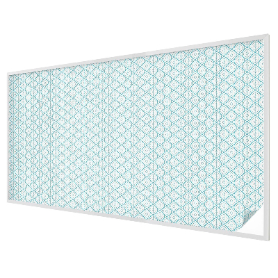 Ochranná fólia na sklo vitráž Oválna symetria