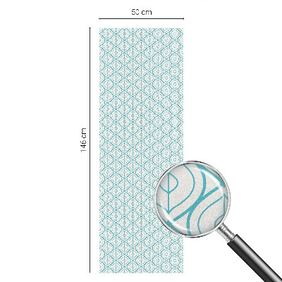 Ochranná fólia na sklo vitráž Oválna symetria