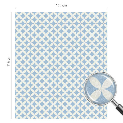 Samolepiaca fólia na sklo vitrážová Geometrická elegancia