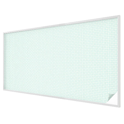 Ochranná fólia na sklo vitráž Kvetinová symetria