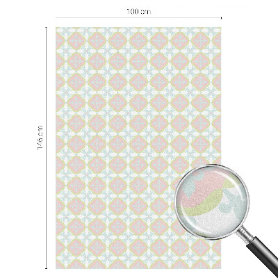 Samolepiaca fólia na sklo vitrážová Pastelový ornament