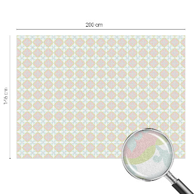 Samolepiaca fólia na sklo vitrážová Pastelový ornament