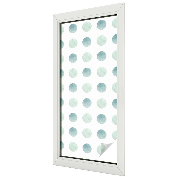 Fólia na sklo na ochranu súkromia Jemné kruhy