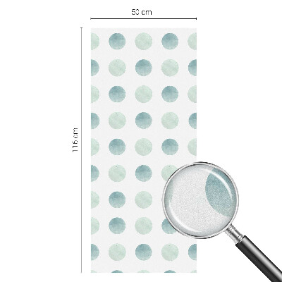 Fólia na sklo na ochranu súkromia Jemné kruhy