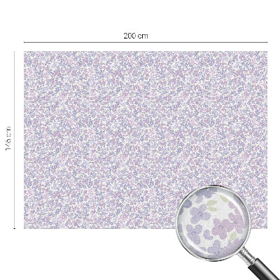 Samolepiaca fólia na sklo vitrážová Kvetinová ľahkosť