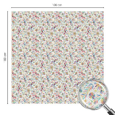 Fólia na sklo na ochranu súkromia Farebná exotika