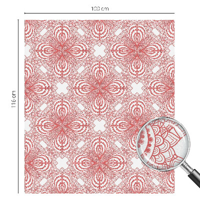 Matná fólia na okno vitráž Čipkové vzory