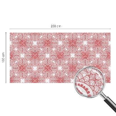 Matná fólia na okno vitráž Čipkové vzory