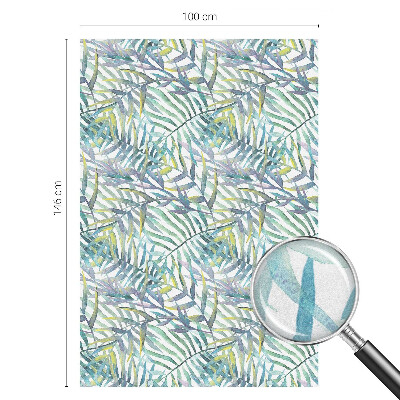 Nepriehľadná fólia na okno Tropický akvarel