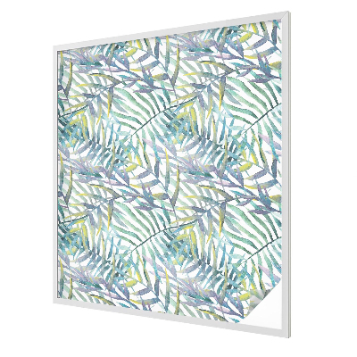 Nepriehľadná fólia na okno Tropický akvarel