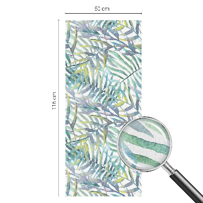 Nepriehľadná fólia na okno Tropický akvarel