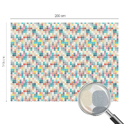 Nepriehľadná fólia na okno Farebné štvorce