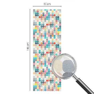 Nepriehľadná fólia na okno Farebné štvorce