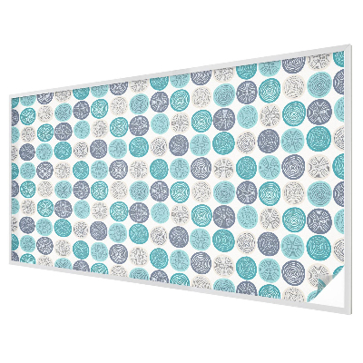 Fólia na sklo na ochranu súkromia Geometrické kruhy