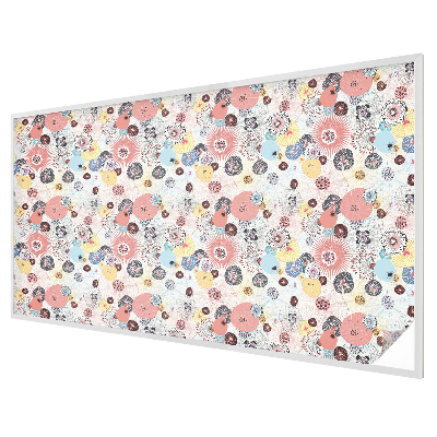 Ochranná fólia na sklo vitráž Farebný kvet