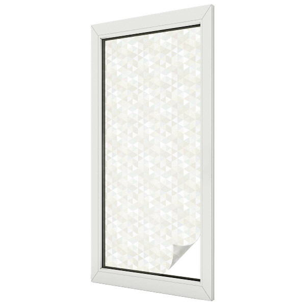 Matná fólia na okno vitráž Geometrické vzory