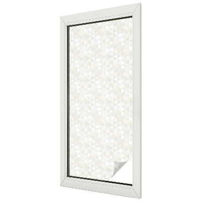 Matná fólia na okno vitráž Geometrické vzory