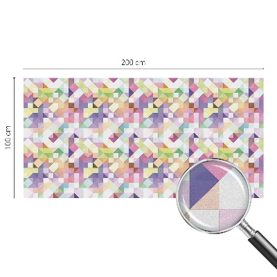 Samolepiaca fólia na sklo vitrážová Abstraktná mozaika