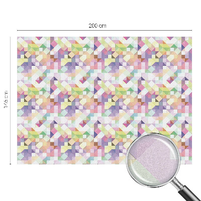 Samolepiaca fólia na sklo vitrážová Abstraktná mozaika